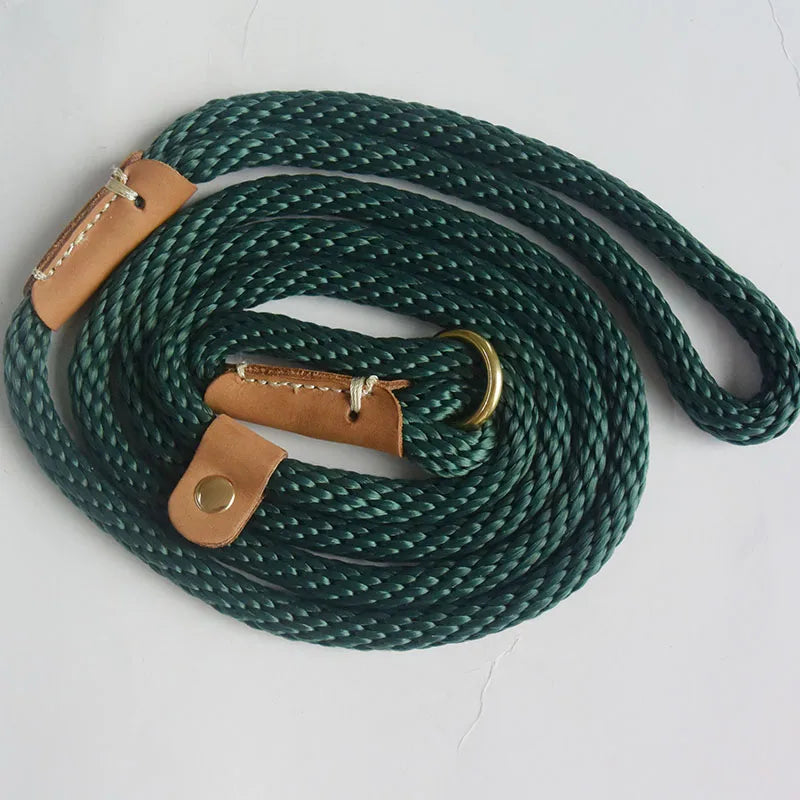Heavy Duty Braided Rope Dog Leash No Pull Training Lead