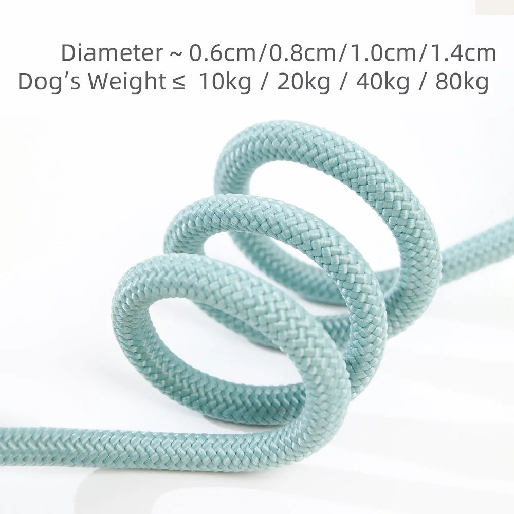 Heavy Duty Braided Rope Dog Slip Leash Adjustable Training Lead