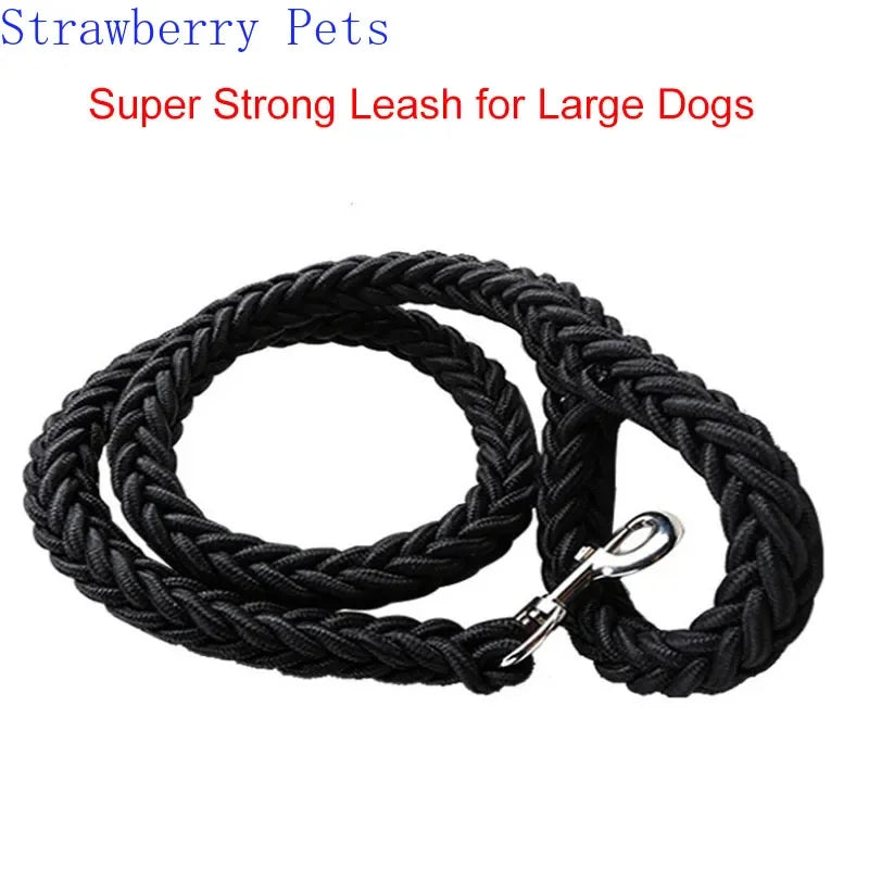 Heavy Duty Nylon Dog Leash and Adjustable Collar Set Army Green