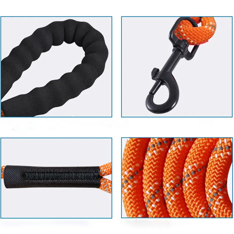 Reflective Long Dog Training Leash for Small Medium Large Dogs
