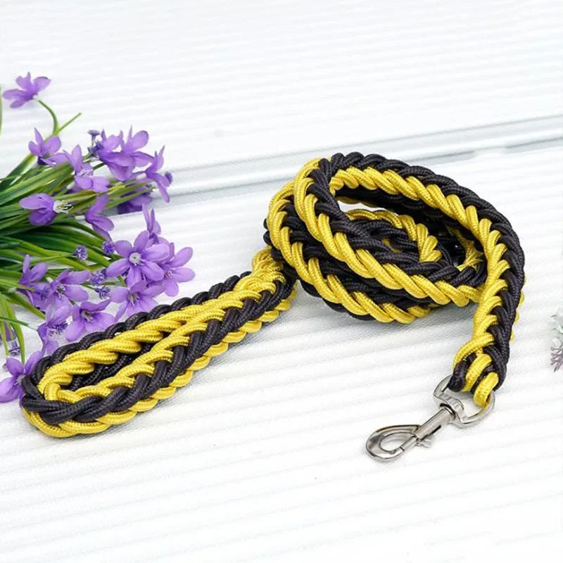 Heavy Duty Nylon Dog Leash and Adjustable Collar Set Army Green
