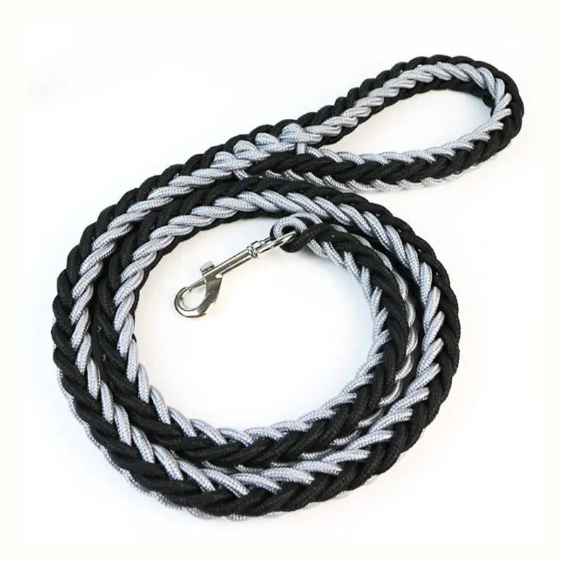 Heavy Duty Nylon Dog Leash and Adjustable Collar Set Army Green