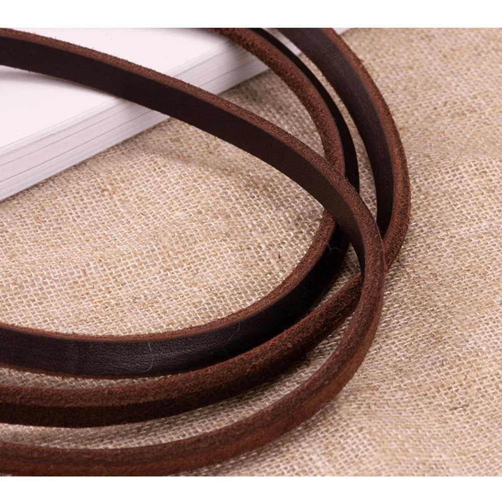 Handmade Genuine Leather Dog Leash for Small Dogs and Cats